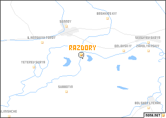 map of Razdory