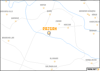 map of Razgāh