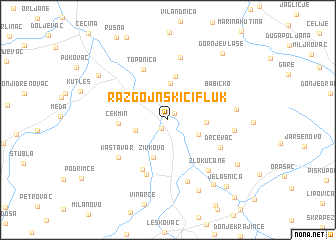 map of Razgojnski Čifluk