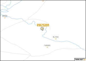 map of Razgon