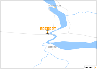 map of Razgort