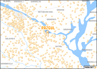 map of Raz Gul