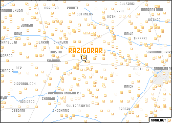 map of Rāzi Gorār