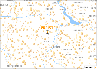 map of Ražište