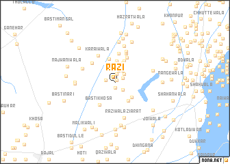 map of Razi