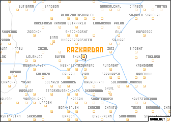 map of Razkardan