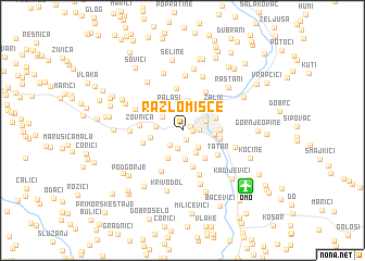 map of Razlomišće