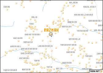 map of Razmak