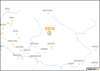 map of Razm