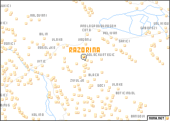 map of Razorina