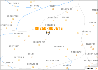 map of Razsokhovets