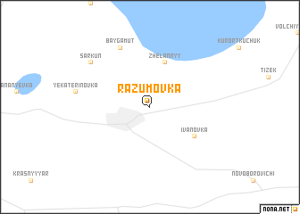 map of Razumovka