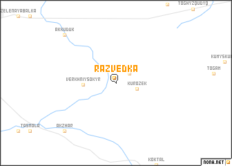 map of Razvedka