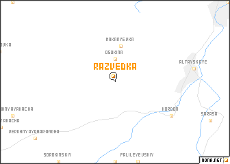 map of Razvedka