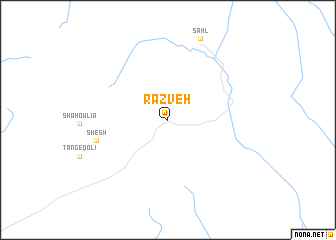 map of Razveh
