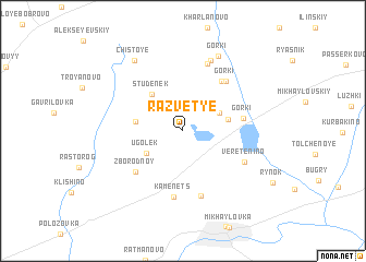 map of Razvet\