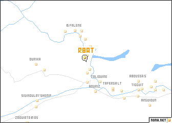 map of Rbat