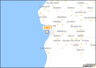 map of Rbat