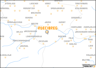 map of Rdeči Breg