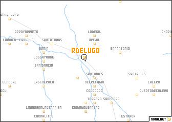 map of R de Lugo