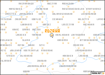 map of Rdzawa