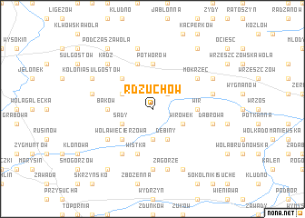 map of Rdzuchów