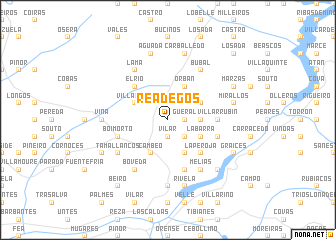 map of Reádegos