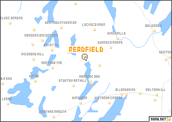 map of Readfield