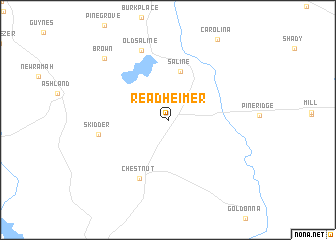map of Readheimer