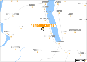 map of Reading Center