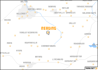map of Reading