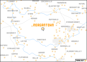 map of Reagantown