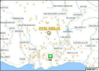 map of Real Abajo