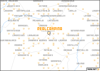 map of Real Campiña