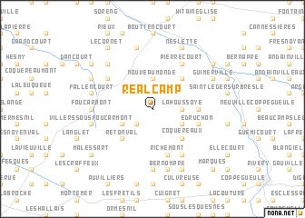 map of Réalcamp