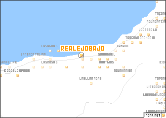 map of Realejo Bajo