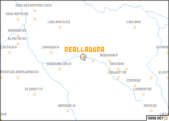 map of Real la Dura