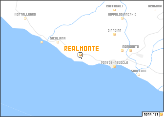 map of Realmonte