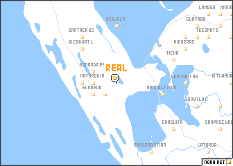 map of Real