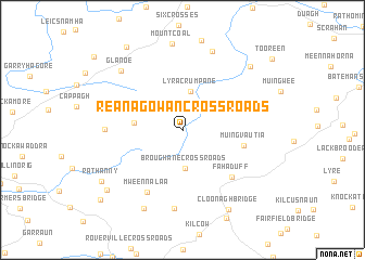 map of Reanagowan Cross Roads