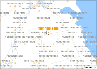 map of Reăng Kései