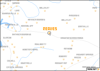 map of Reaves