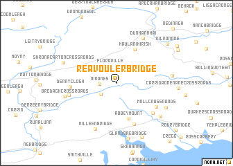 map of Reavouler Bridge