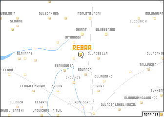 map of Rebaa