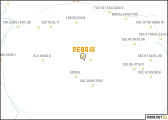 map of Rebaïa