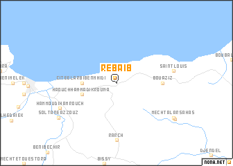 map of Rebaïb