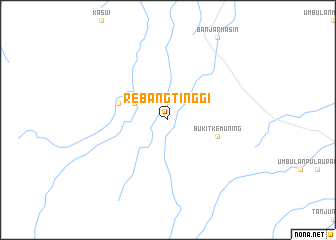 map of Rebangtinggi