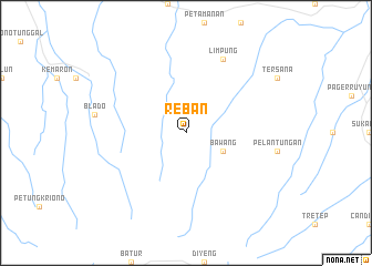 map of Reban