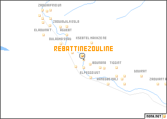map of Rebat Tinezouline