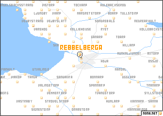 map of Rebbelberga